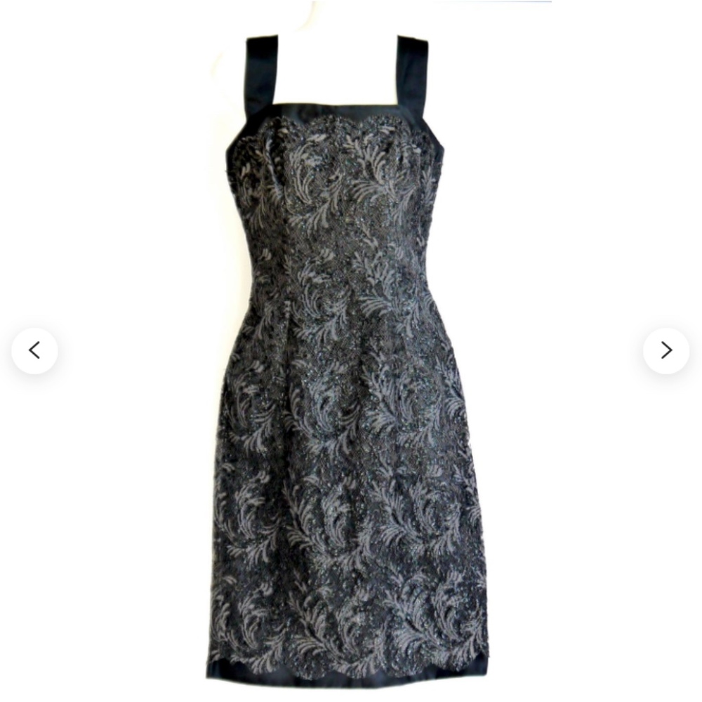 Designer SYLVAN RICH VINTAGE  Lace Cocktail Dress
